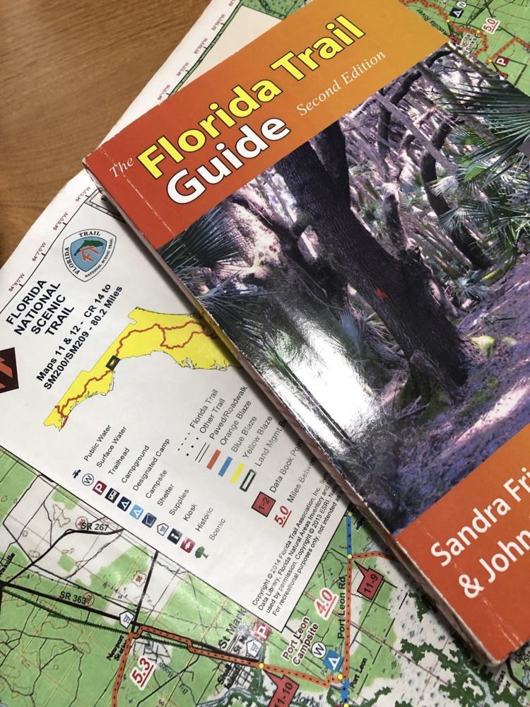 Maps and guidebook for the Florida Trail