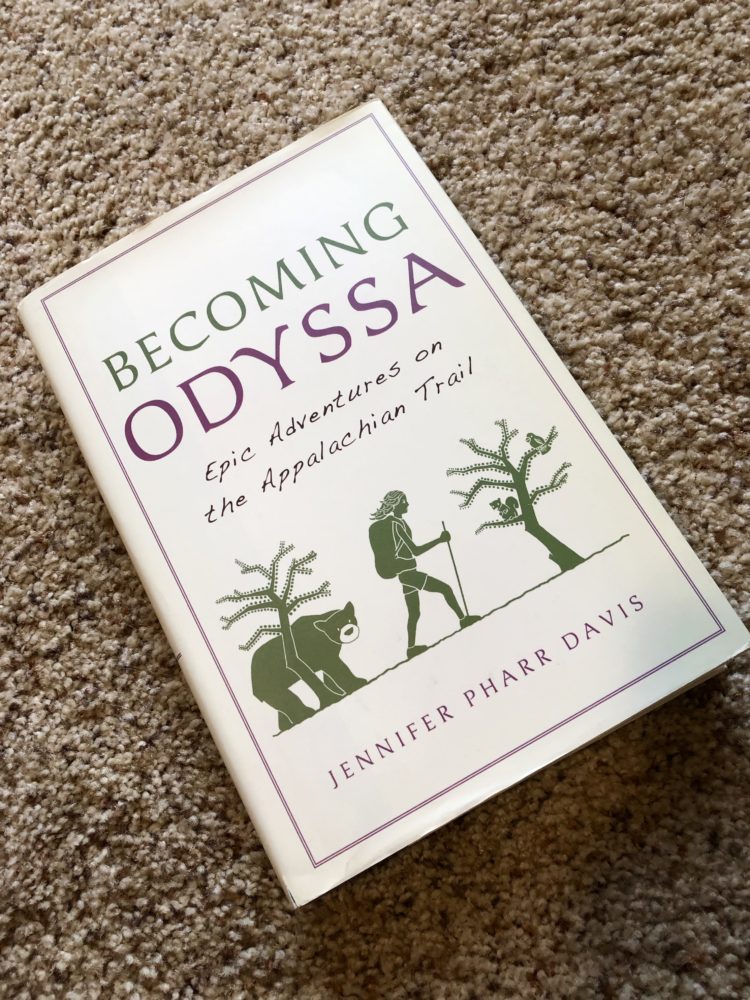 Book called Becoming Odyssa, about a woman's thru-hike of the Appalachian Trail