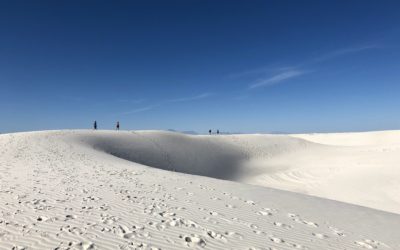 Hiking White Sands National Monument
