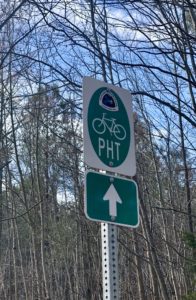 Potomac Heritage Trail marker near Smith Point, Virginial