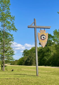 Sign for Choctaw Stand on the Natchez Trace Parkway 